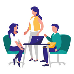 group of people in the workplace