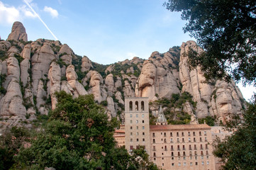 Fototapeta premium Benedictine Abbey of Santa Maria de Montserrat, Spain