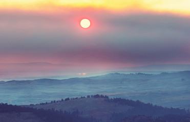 Fototapeta premium Sunset view