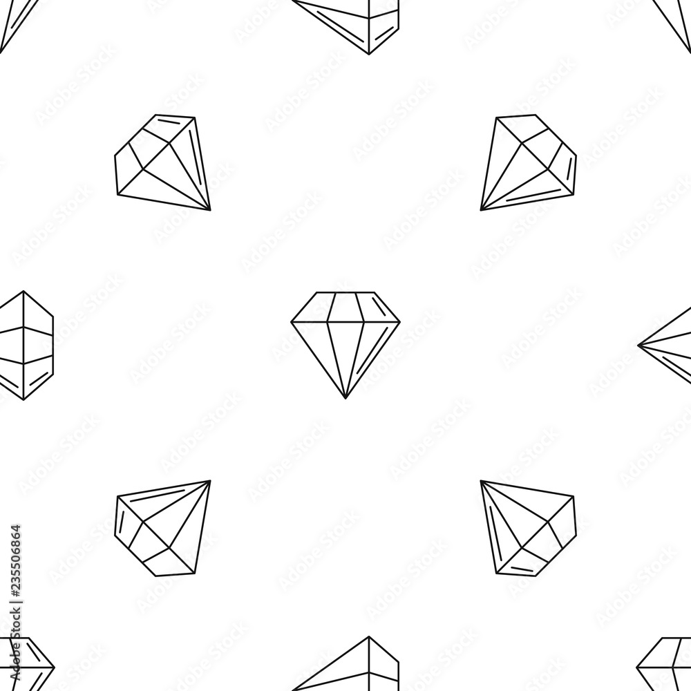 Poster diamond stone pattern seamless vector repeat geometric for any web design