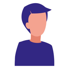 young man modeling character