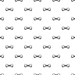 Modern bow tie pattern seamless vector repeat geometric for any web design