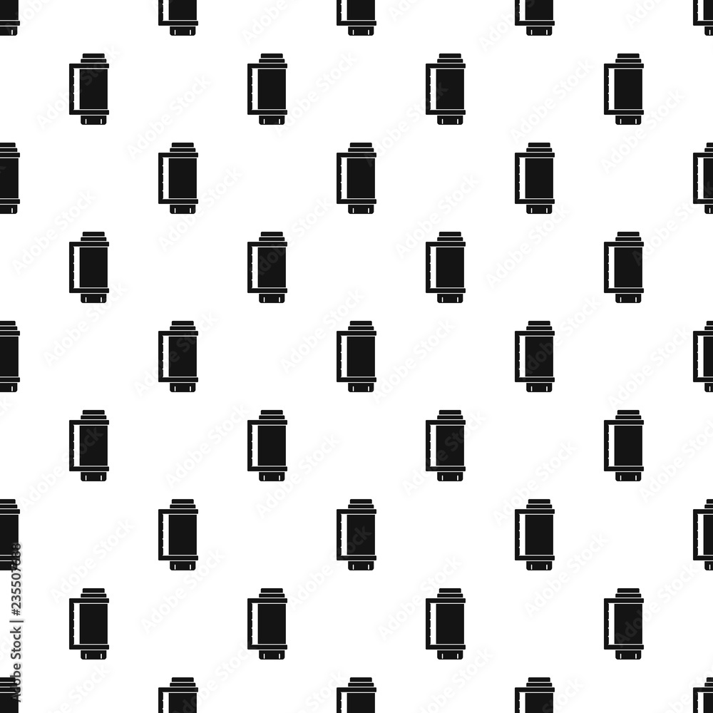 Poster thermos bottle pattern seamless vector repeat geometric for any web design