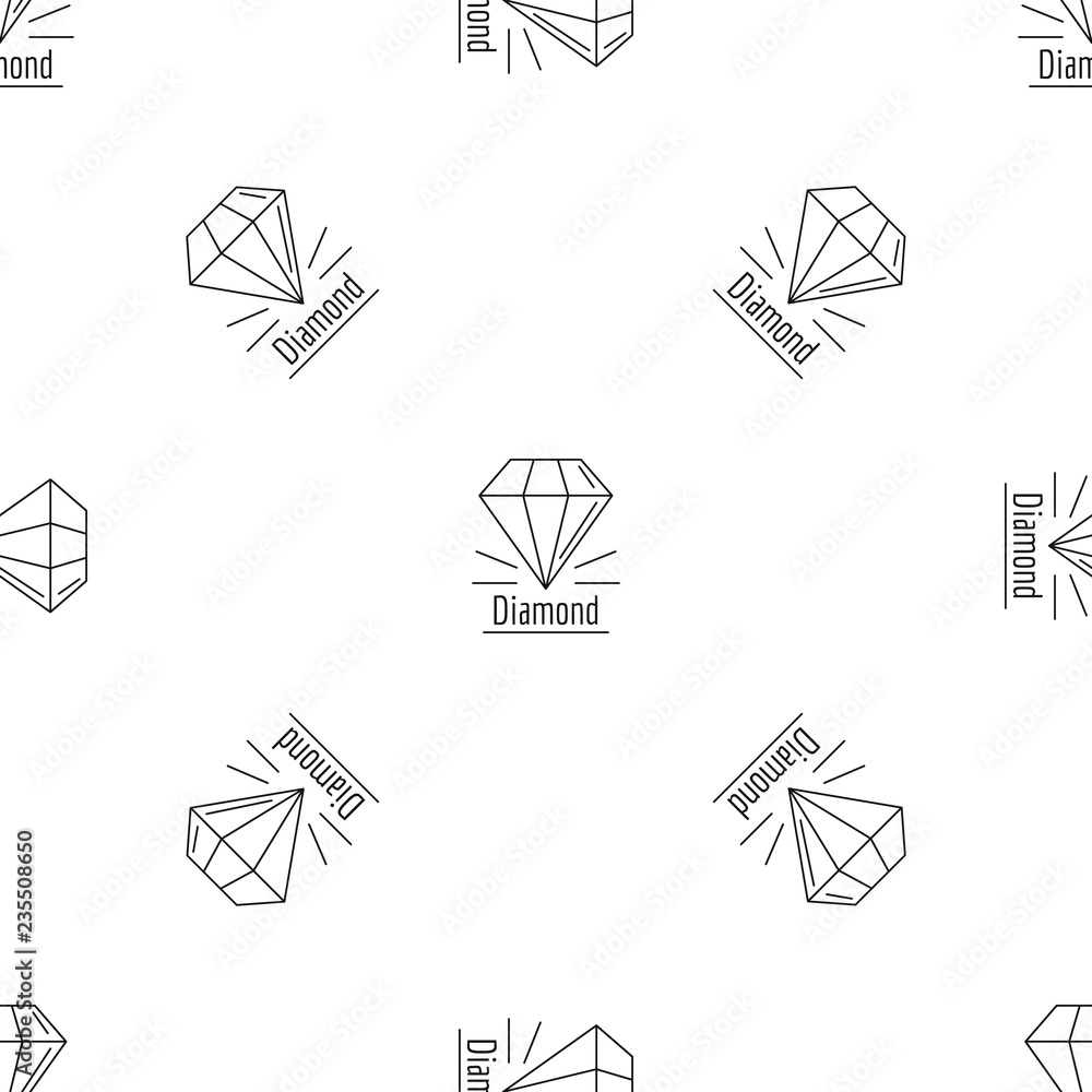 Aufkleber diamond stone pattern seamless vector repeat geometric for any web design