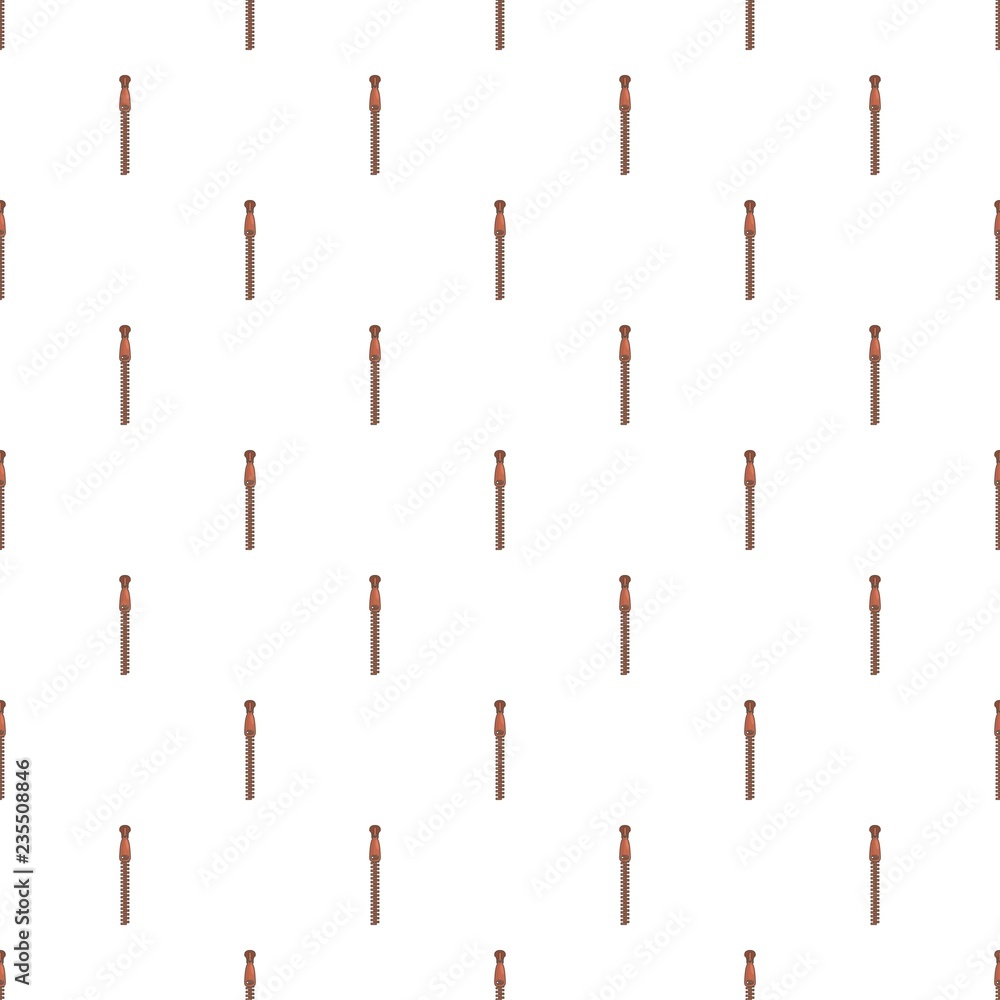 Poster steel zip pattern seamless vector repeat for any web design