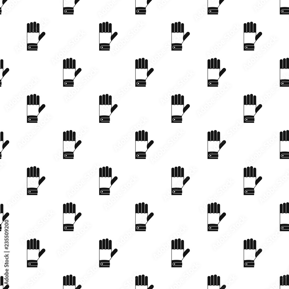 Poster winter gloves pattern seamless vector repeat geometric for any web design