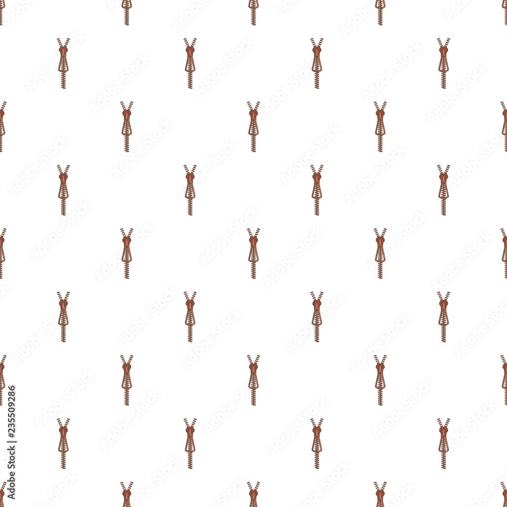 Poster metal zip pattern seamless vector repeat for any web design