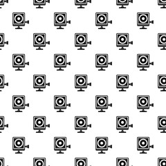 Action camera pattern seamless vector repeat geometric for any web design