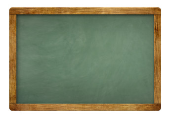 blank green slate blackboard - obrazy, fototapety, plakaty