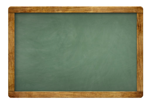 blank green slate blackboard