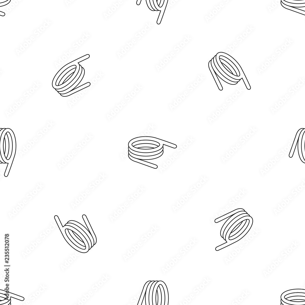 Poster spiral spring pattern seamless vector repeat geometric for any web design