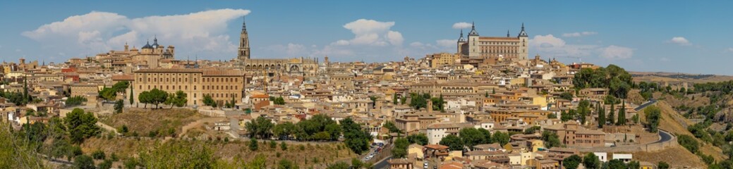 Fototapeta na wymiar Toledo Spain Panoramic