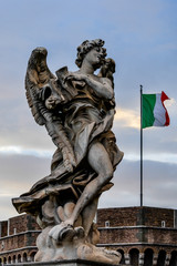 Obraz premium angel statue in Rome