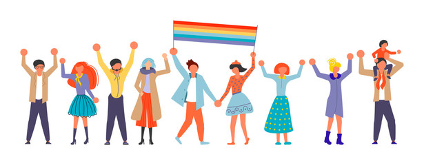 Homosexual community on Love parade