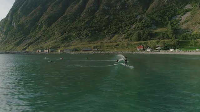 Sunset Surfers, Hoddevik, Norway