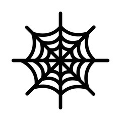 happy halloween spiderweb icon