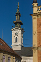 Fototapeta premium Orthodox Cathedral Church of Saint George in City of Novi Sad, Vojvodina, Serbia