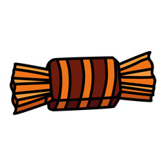 halloween sweet candy icon
