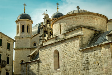 Old church in the middle of Kotor, Montenegro