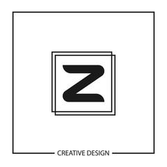 Initial Letter Z Logo Template Vector Design