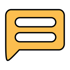 speech bubble message icon