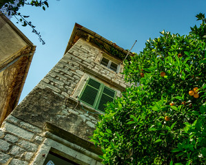 Fototapeta premium Old building in Kotor, Montenegro