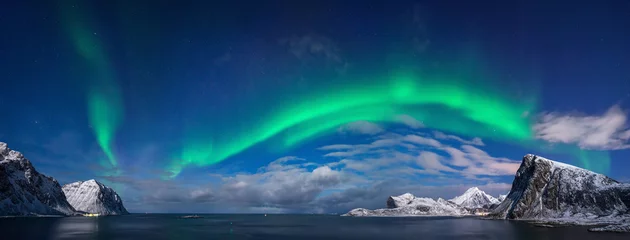 Zelfklevend Fotobehang Vlag aurora © swen_stroop