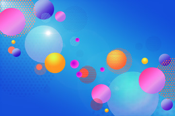 Creative digital background with circles