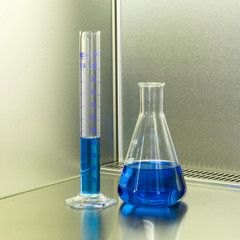 laboratory equipment - erlenmeyer flask 
