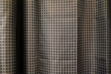 dark curtains in the room. dark grey curtains on corner window