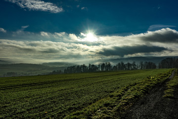 Sonnen Landschaft