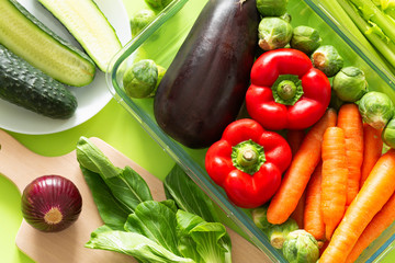 fresh healthy vegetables 