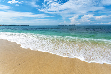 Turquoise water at Kota Kinabalu Beach Sabah Borneo Malaysia