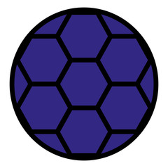 Fototapeta premium soccer balloon isolated icon