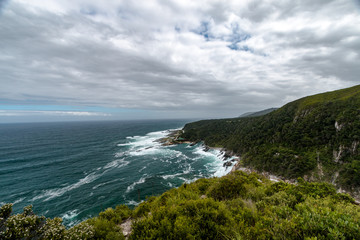 Wilderness Nationalpark mit Küstenlandschaft in Südafrika entlang der Garden Route