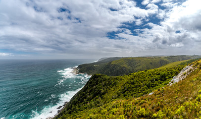 Wilderness Nationalpark mit Küstenlandschaft in Südafrika entlang der Garden Route