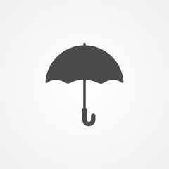 Umbrella vector icon sign symbol