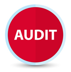 Audit flat prime red round button