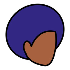 young man head avatar character