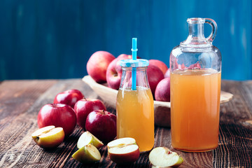 fresh organic apple cider