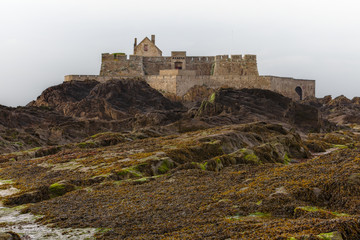 Fototapeta na wymiar Fort National, Saint-Malo, France