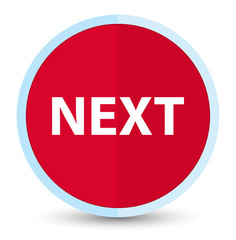 Next flat prime red round button