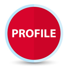 Profile flat prime red round button