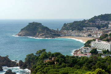Tossa de Mar is a small Coastal town in Catalonia.