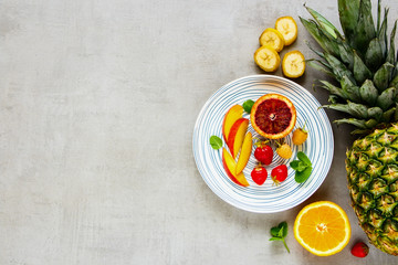 Fruits and fresh berries