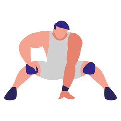 wrestler man icon