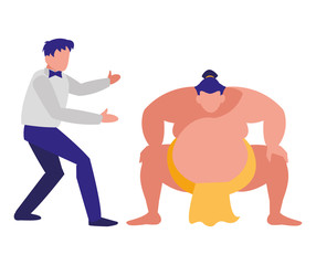 sumo wrestler design