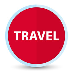 Travel flat prime red round button