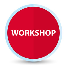 Workshop flat prime red round button