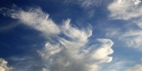 blue sky with clouds